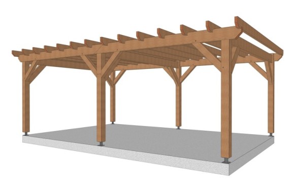 Pergolas - Pergola 24 m²